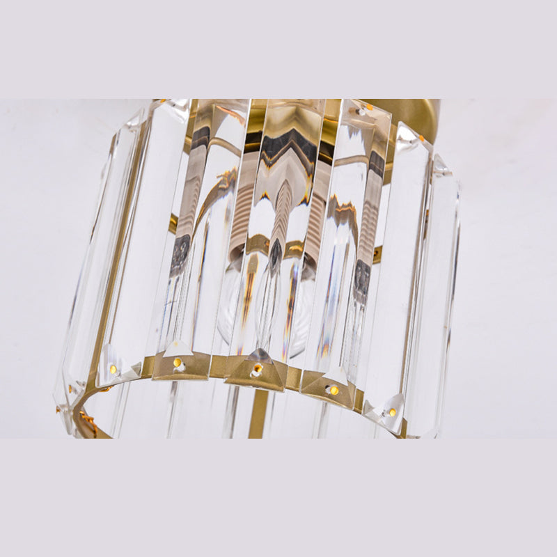 5 Inches Wide Mini Crystal Ceiling Light Modern Style Simplicity Flush Mount Lamp for Entrance Hallway