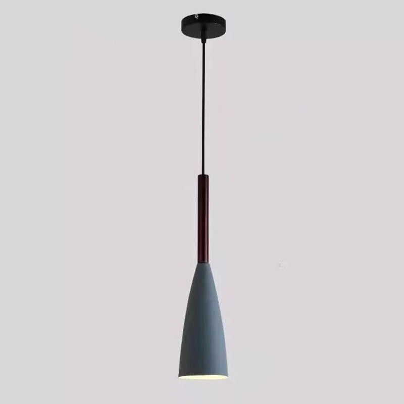 Ultra-moderne sich verjüngte Anhänger-Beleuchtungskörper metallische Hanglampe mit Hangschnur für das Restaurant