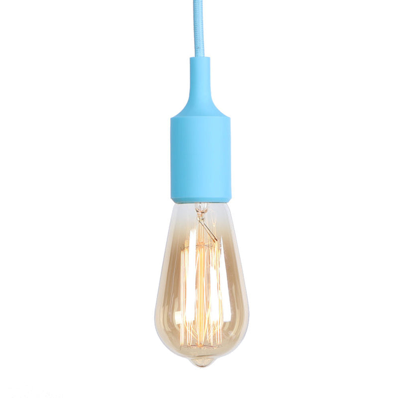 Multi-couleurs en option en option unique suspension de style macaron de lumière simplicité mini-pendant lampe pour les escaliers Corridor