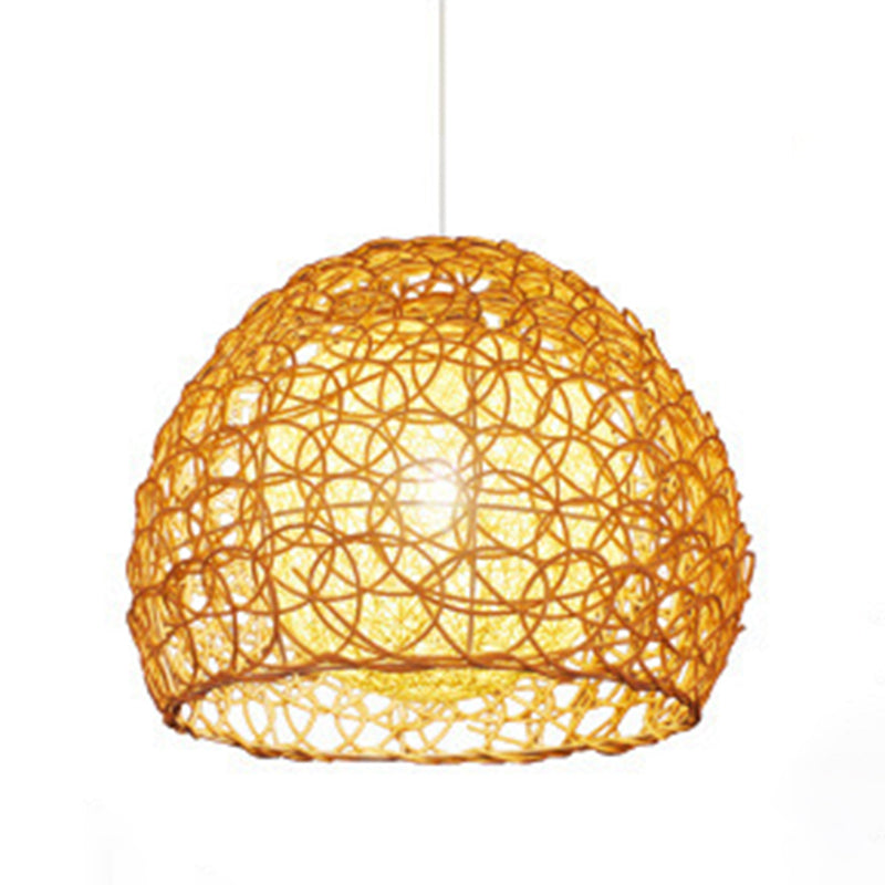 Chinesische Anhänger Beleuchtungskörper Rattan Hanges Licht mit hängenden Kabel für das Restaurant
