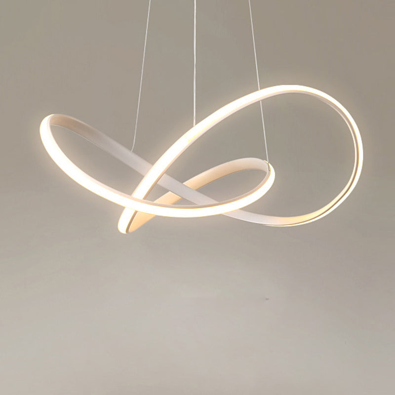 Modern Linear Pendant Lighting Fixtures Silica Gel Hanging Light Kit