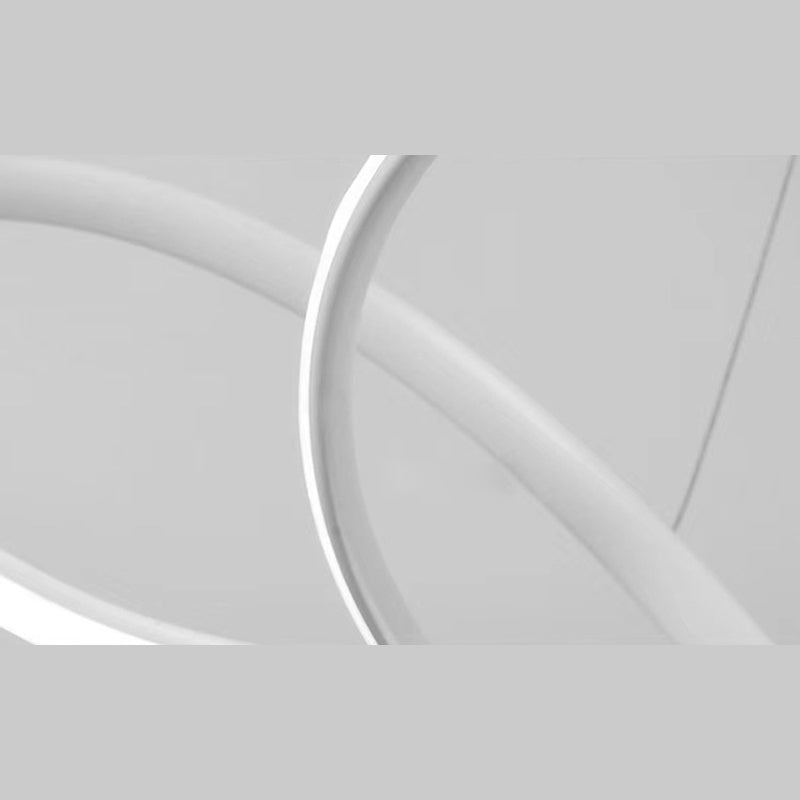 Modern Linear Pendant Lighting Fixtures Silica Gel Hanging Light Kit