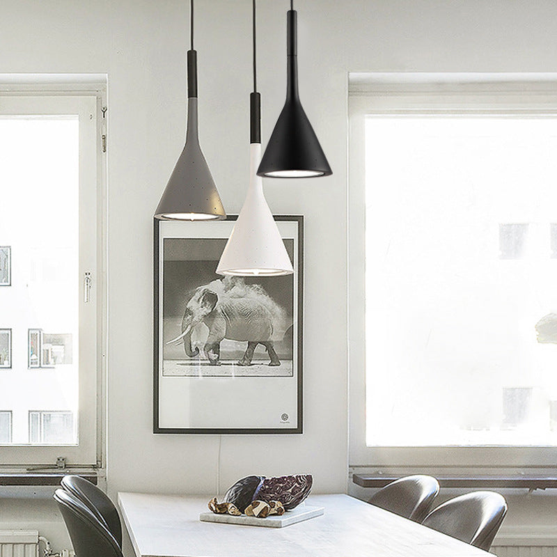 Hars taps toelopend hangende licht Noordse moderne stijl 1 lichte eettafel plafond hanglamp