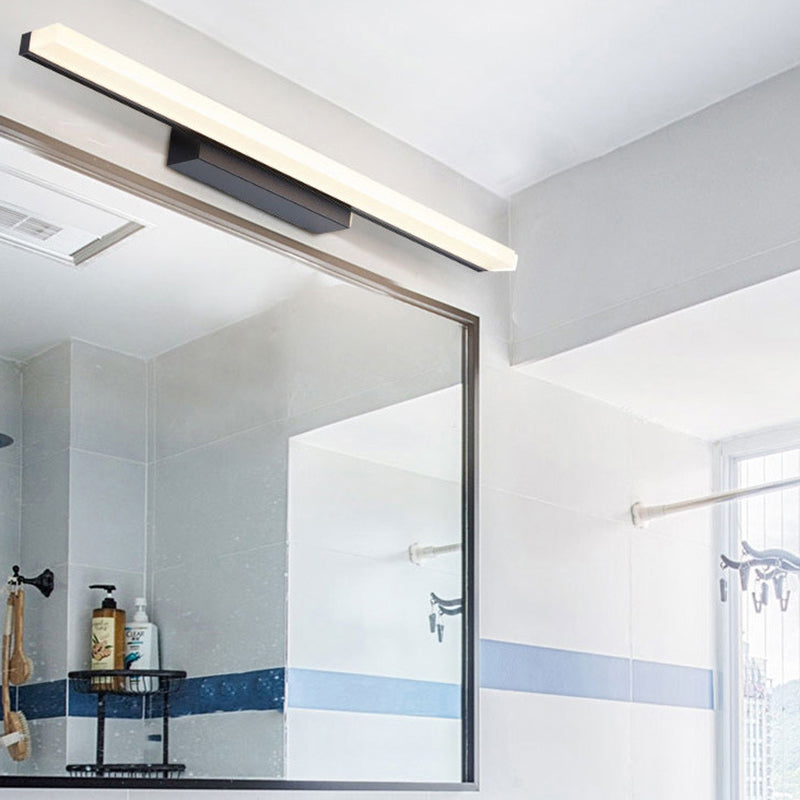 Zwarte rechthoek Wand SCONCE LICHTING Hedendaagse stijl LED metalen wandlicht SCONCE