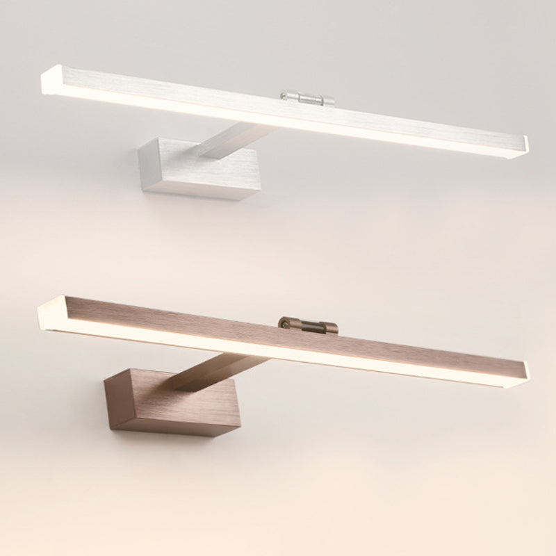 Acrylic Elongated Wall Light Fixture Simplicity LED Sconce Light Fixture for Bathroom