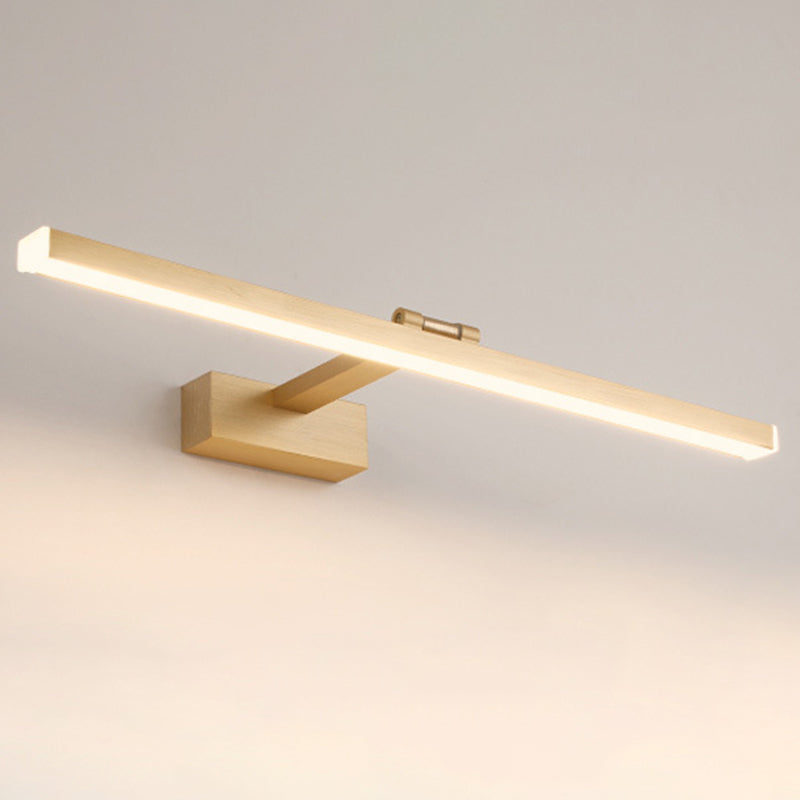 Acrylic Elongated Wall Light Fixture Simplicity LED Sconce Light Fixture for Bathroom