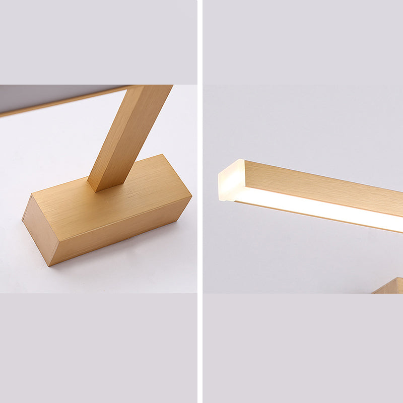 Acrylic Elongated Wall Light Fixture Simplicity LED Sconce Light Fixture for Bathroom