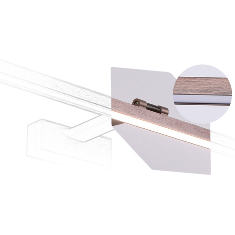 Acrylic Elongated Wall Light Fixture Simplicity LED Sconce Light Fixture for Bathroom