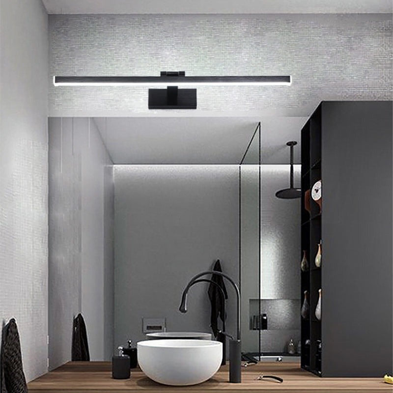 Acrylic Elongated Wall Light Fixture Simplicity LED Sconce Light Fixture for Bathroom