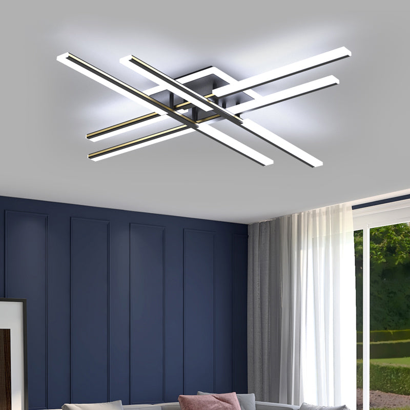 4 Lights Sputnik Flush Mount Ceiling Light New Modern Aluminum Flush Light for Bedroom