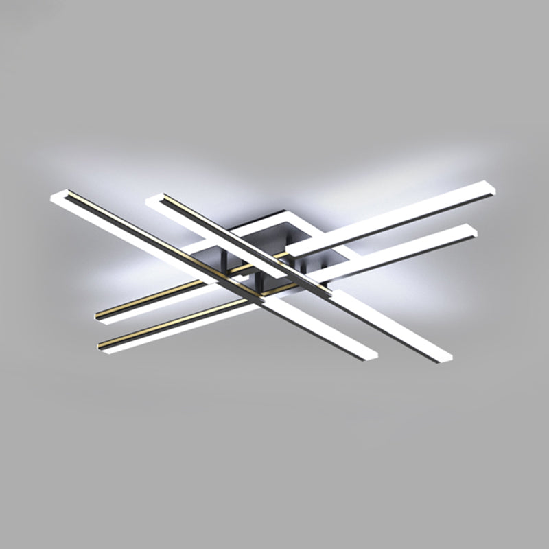 Plafonnier Spoutnik à 4 lumières, nouveau plafonnier moderne en aluminium pour chambre à coucher