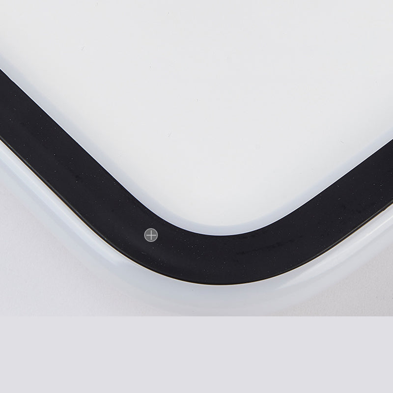 Voyant moderne LED Ultra-slim Square Flush Mount Ceiling Light Bedroom Light Restaurant Light in Nordic Style