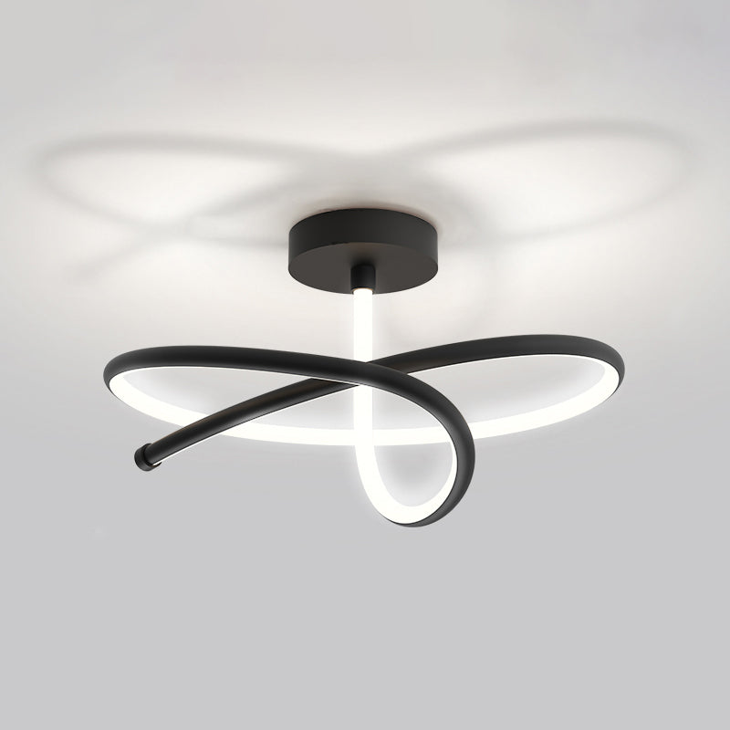 Nuevo Luces de techo LED lineales de estilo moderno, lámpara de montaje empotrado