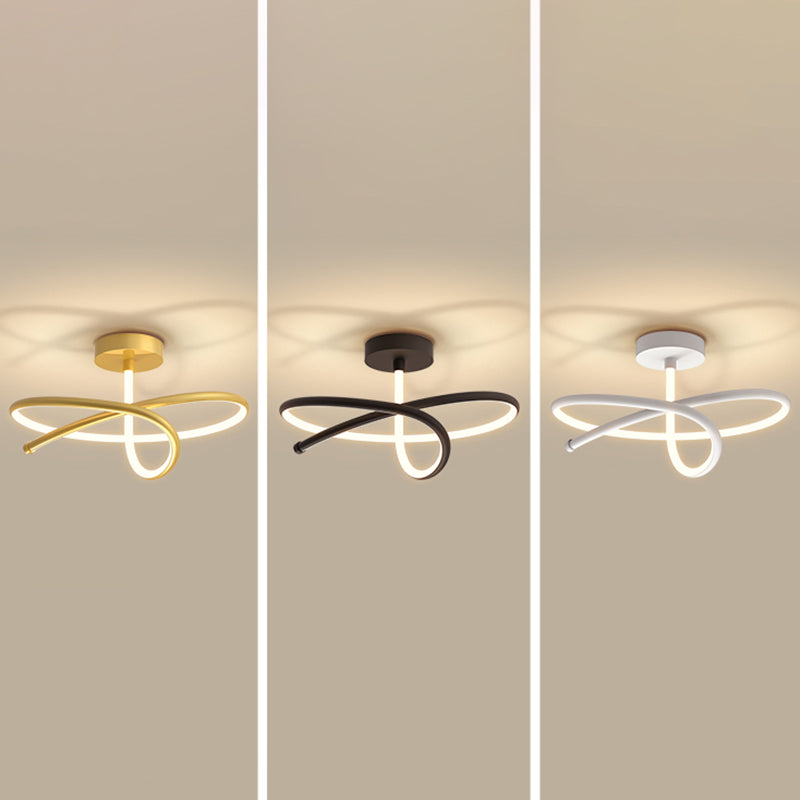 Nuevo Luces de techo LED lineales de estilo moderno, lámpara de montaje empotrado
