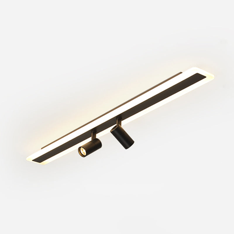 LED Ceiling Track Lighting Led Track Lighting Linear Flush Mount Ceiling Light with Spotlight for Shopping Mall or Cloth Shop