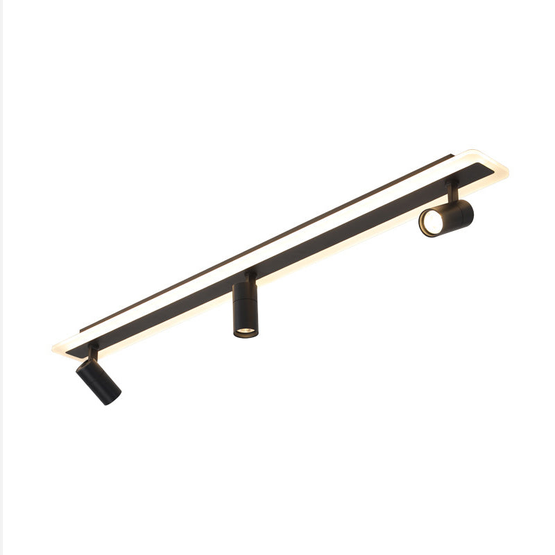 LED Ceiling Track Lighting Led Track Lighting Linear Flush Mount Ceiling Light with Spotlight for Shopping Mall or Cloth Shop