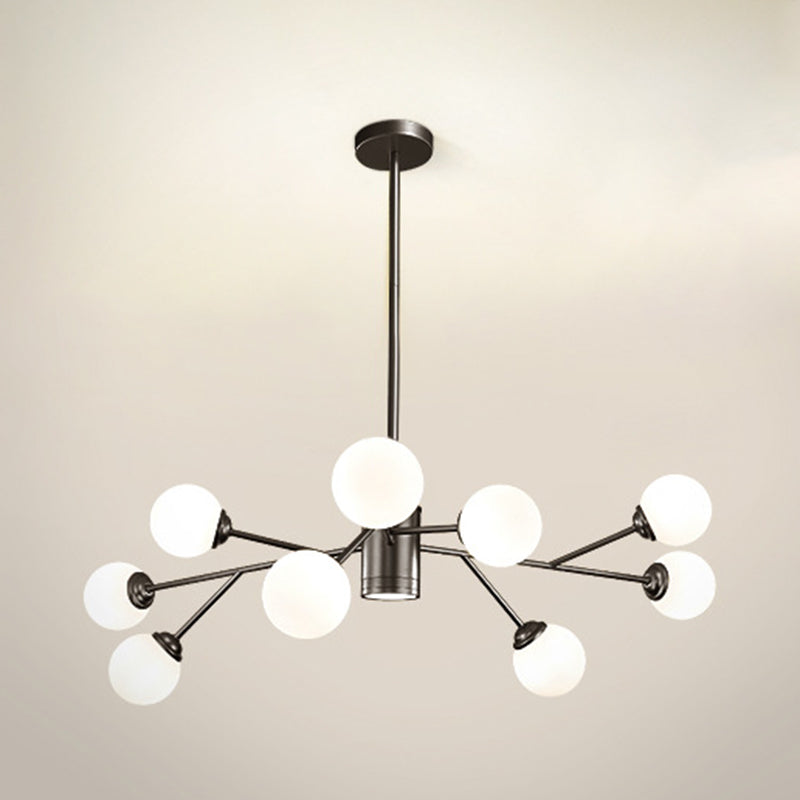 Palline di vetro lampadario a sospensione a sospensione Light Impiccomello per soggiorno per soggiorno