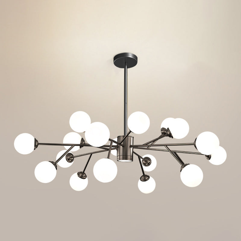 Palline di vetro lampadario a sospensione a sospensione Light Impiccomello per soggiorno per soggiorno