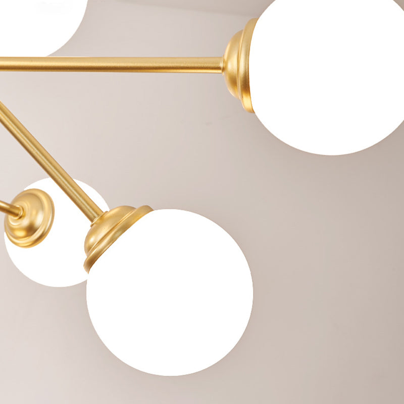 Palline di vetro lampadario a sospensione a sospensione Light Impiccomello per soggiorno per soggiorno