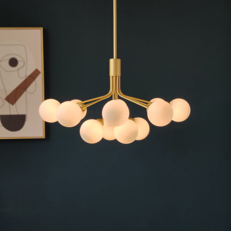 Minimalist Bubble Chandelier Pendant Light Glass Living Room Chandelier Light Fixture