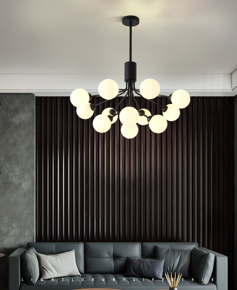 Minimalist Bubble Chandelier Pendant Light Glass Living Room Chandelier Light Fixture