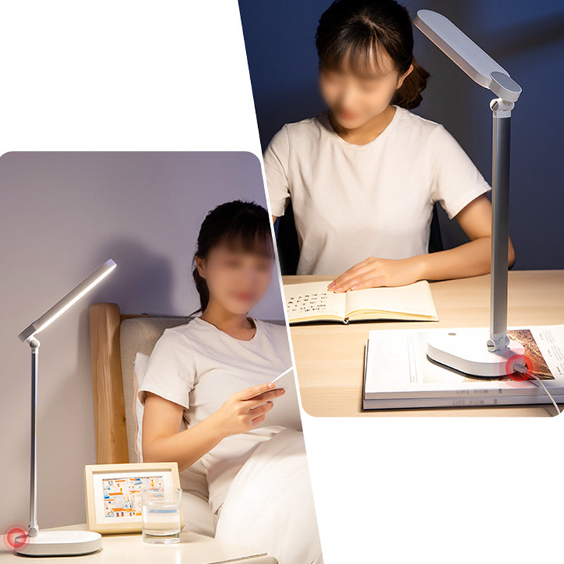 Modern Table Lamp With Usb Port Plastic Table Light