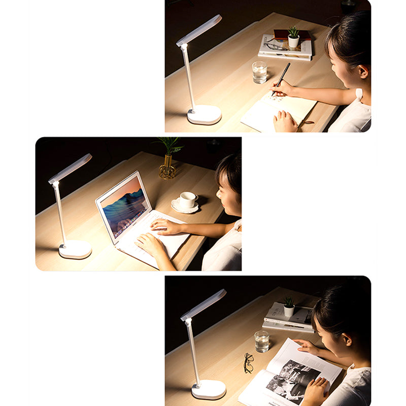 Modern Table Lamp With Usb Port Plastic Table Light