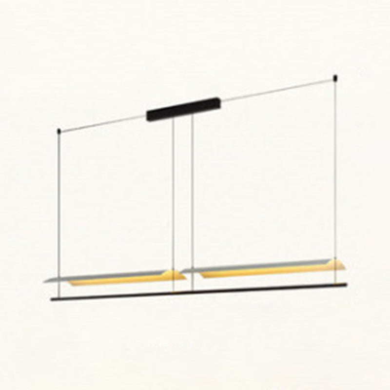 Paper Island Chandelier Lights Simplicity Metallic Chandelier Lighting Fixtures for Dining Table