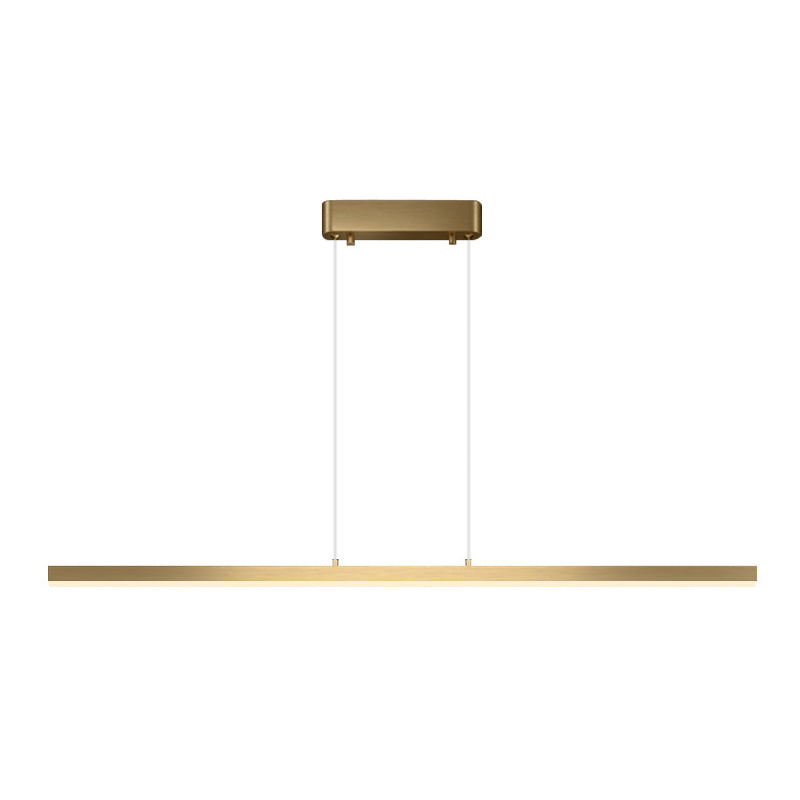 Linear Island Pendant Lights Modern Acrylic Chandelier Lighting Fixtures for Restaurant