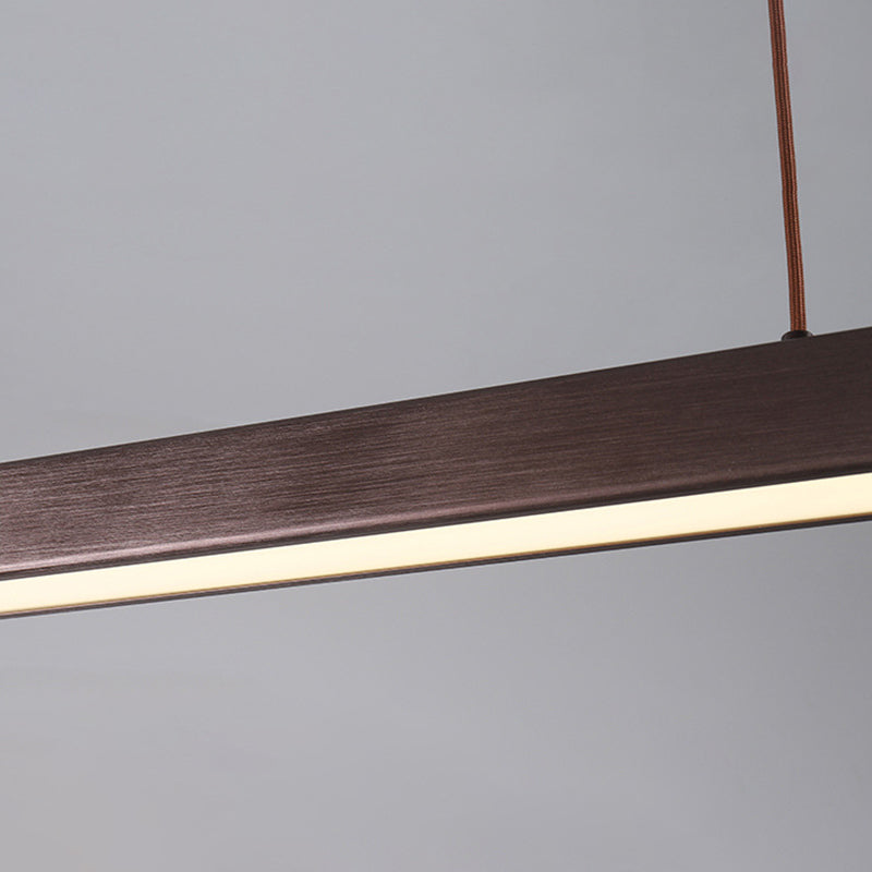 Luci di lampadari dell'isola lineare Simplicità Fissature di illuminazione del lampadario acrilico per tavolo da pranzo