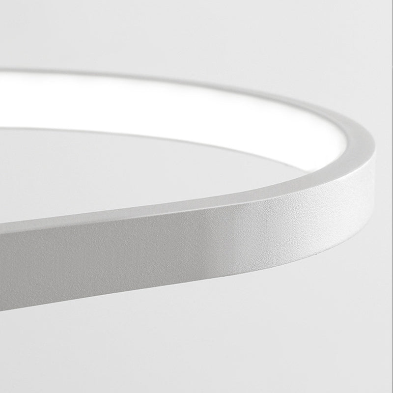 Oval Island Pendant Lights Ultra-Contemporary Acrylic Island Pendant Lights for Restaurant