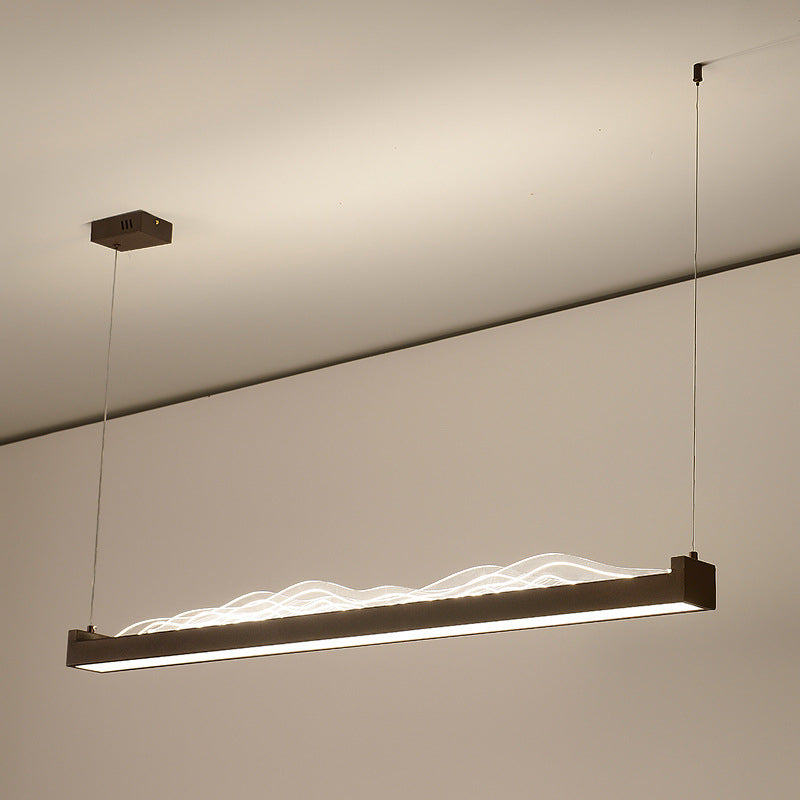 Ring Over Island Lighting Acrilic MODERS SIMPLICITY Isola Luci dell'isola per il ristorante