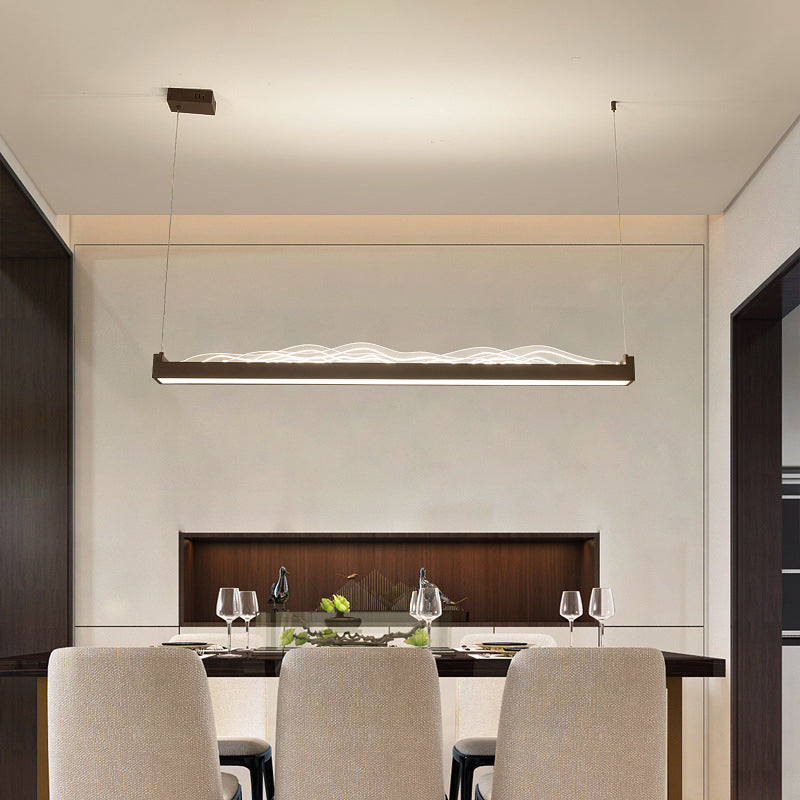 Ring Over Island Lighting Acrilic MODERS SIMPLICITY Isola Luci dell'isola per il ristorante