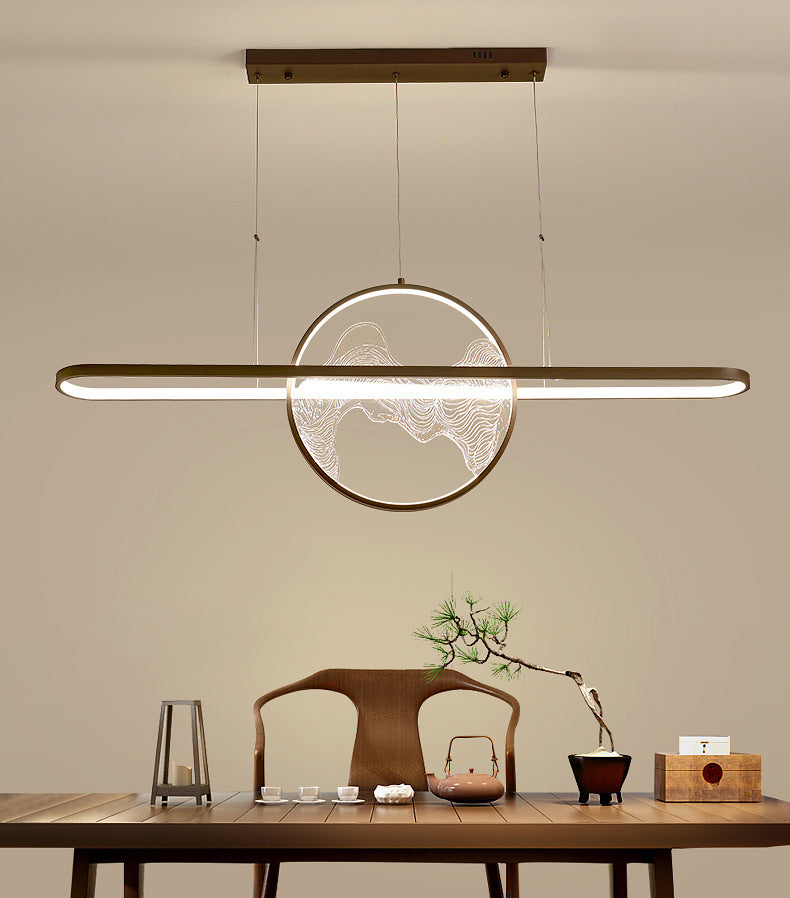 Ring Over Island Lighting Acrilic MODERS SIMPLICITY Isola Luci dell'isola per il ristorante