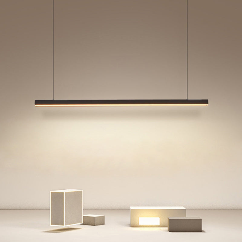 Linear Isola Lighting Acrilic Contemporary Simplicity Fishings a sospensione per il ristorante