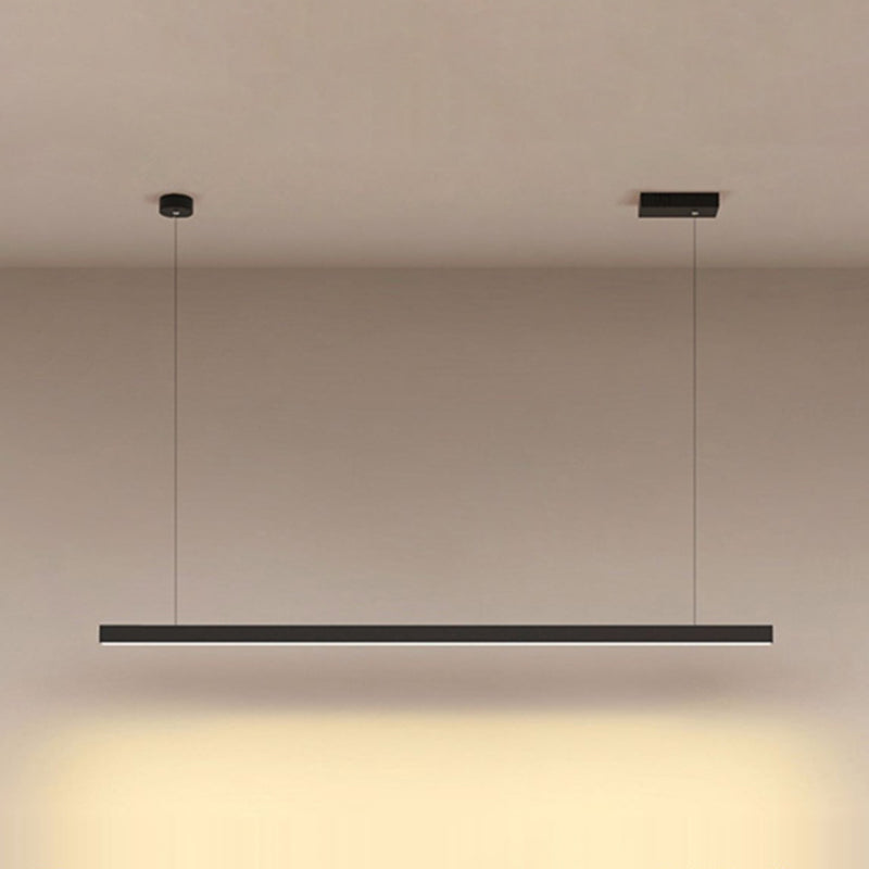 Linear Isola Lighting Acrilic Contemporary Simplicity Fishings a sospensione per il ristorante