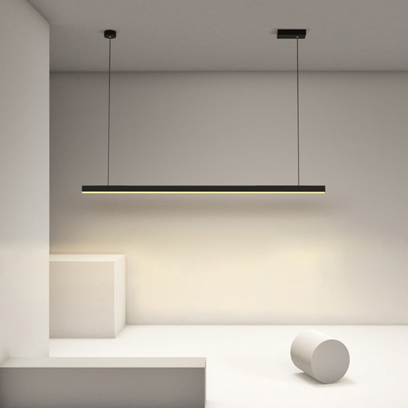 Linear Isola Lighting Acrilic Contemporary Simplicity Fishings a sospensione per il ristorante