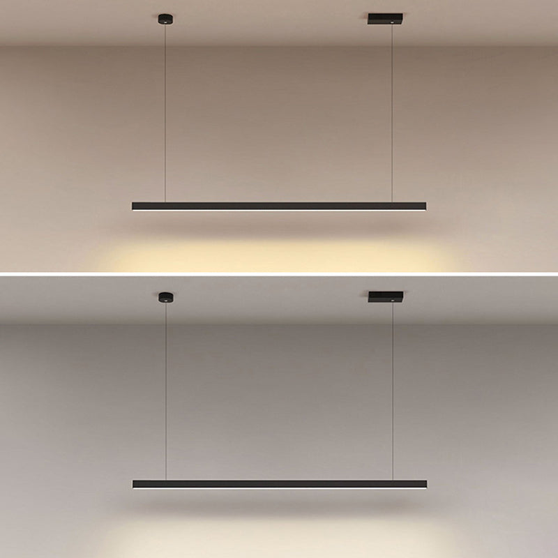 Linear Isola Lighting Acrilic Contemporary Simplicity Fishings a sospensione per il ristorante