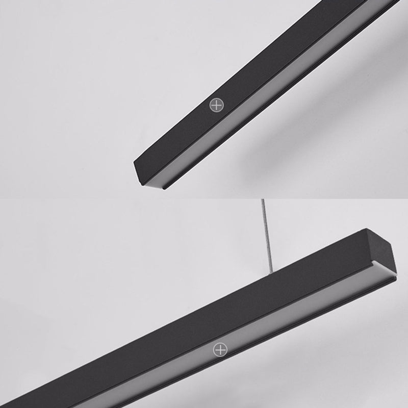 Linear Isola Lighting Acrilic Contemporary Simplicity Fishings a sospensione per il ristorante