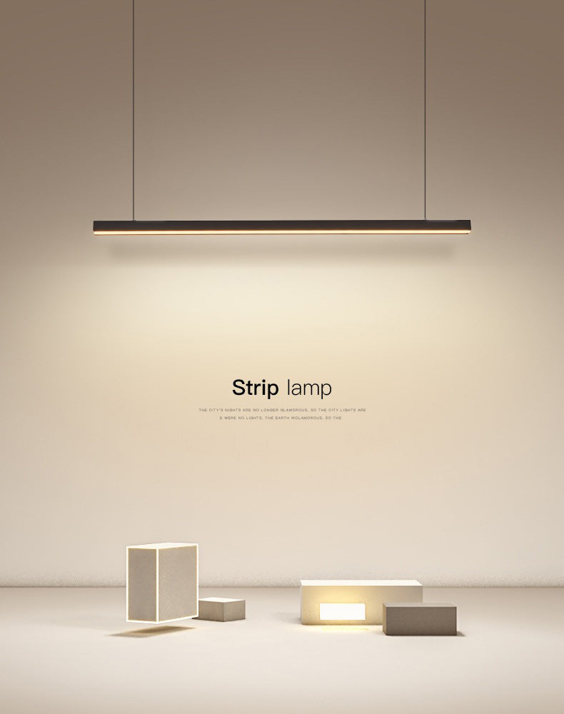 Linear Isola Lighting Acrilic Contemporary Simplicity Fishings a sospensione per il ristorante