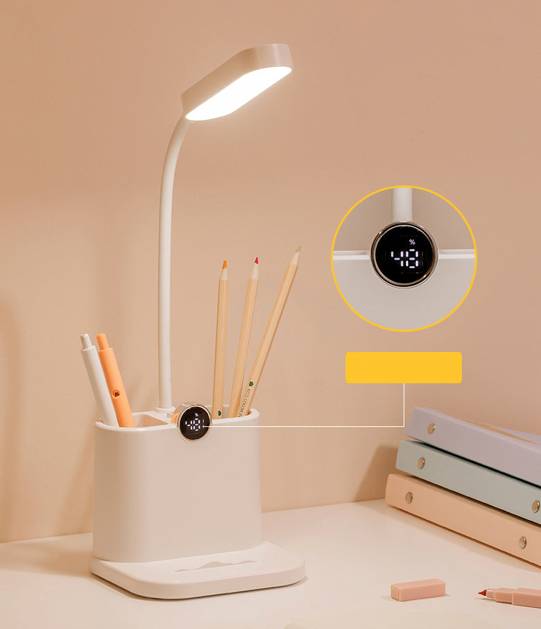 Luce da tavolo moderna leggera con porta di plastica della porta USB 1 Lampada da tavolo