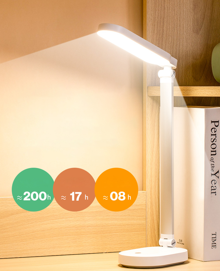 Modern Table Lamp With Usb Port Plastic Table Light