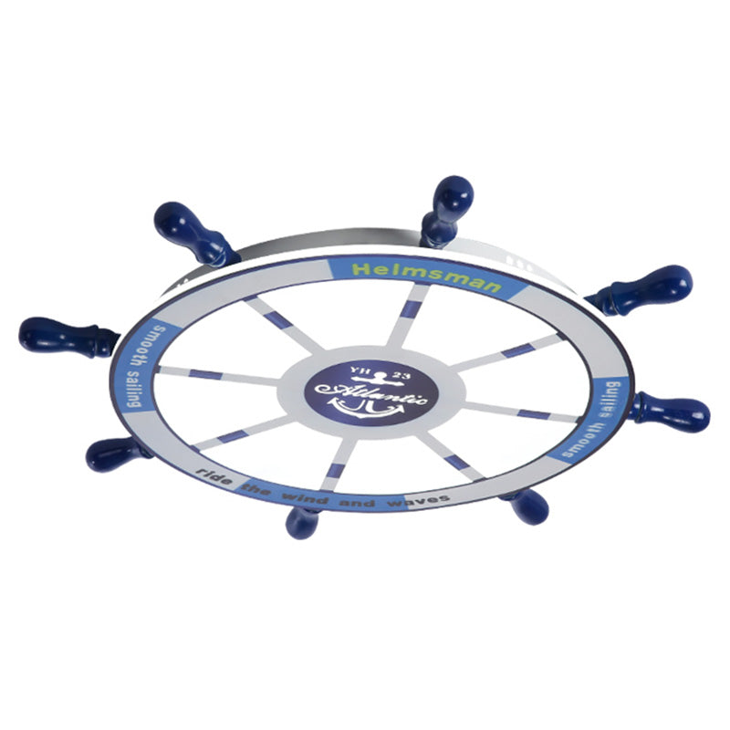 Children's Room Ceiling Light Fixture Nordic Modern Minimalist Style Boy Bedroom Creative Cute Cartoon Marine Rudder Lamps