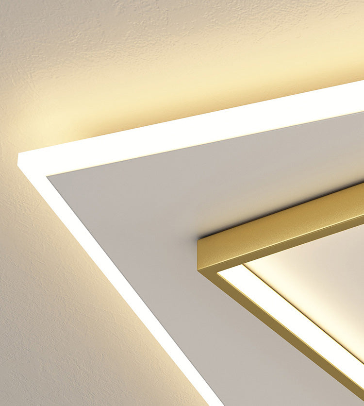 Lampe encastrée en fer forgé de plafond suspendu de salon de plume simple moderne LED