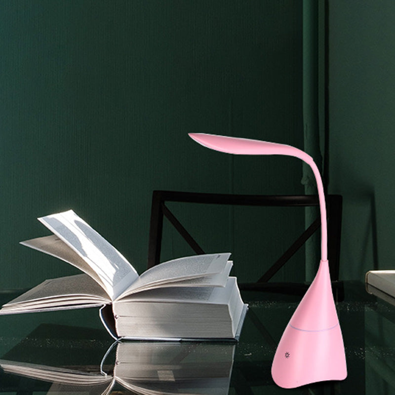 Lumière de table moderne avec interrupteur tactile en plastique 1 lampe de table légère