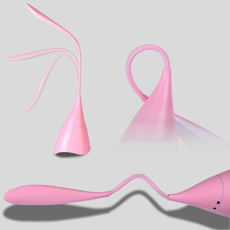 Lumière de table moderne avec interrupteur tactile en plastique 1 lampe de table légère