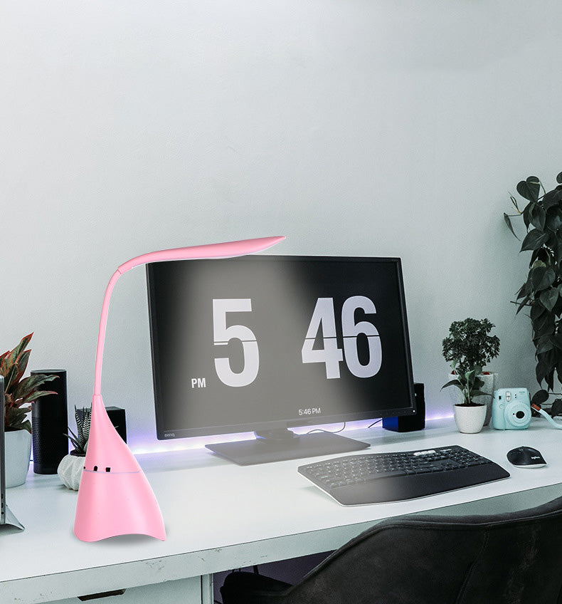 Lumière de table moderne avec interrupteur tactile en plastique 1 lampe de table légère