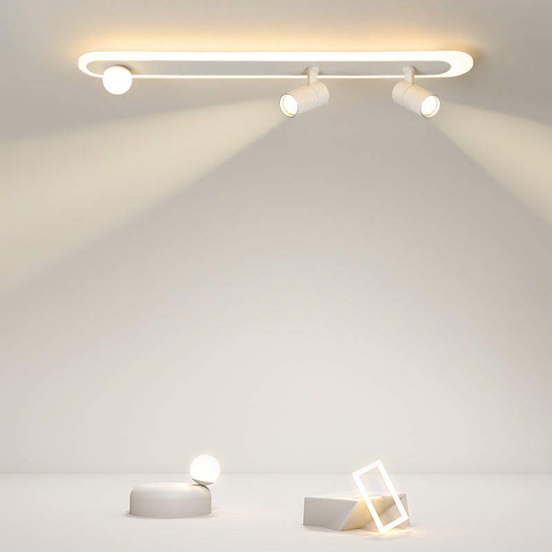 Moderne inbouwverlichting LED-railverlichtingsarmaturen Wit slaapkamerlicht Restaurantlicht