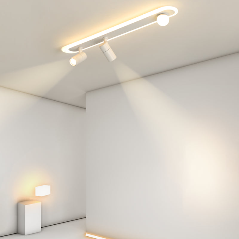 Moderne inbouwverlichting LED-railverlichtingsarmaturen Wit slaapkamerlicht Restaurantlicht