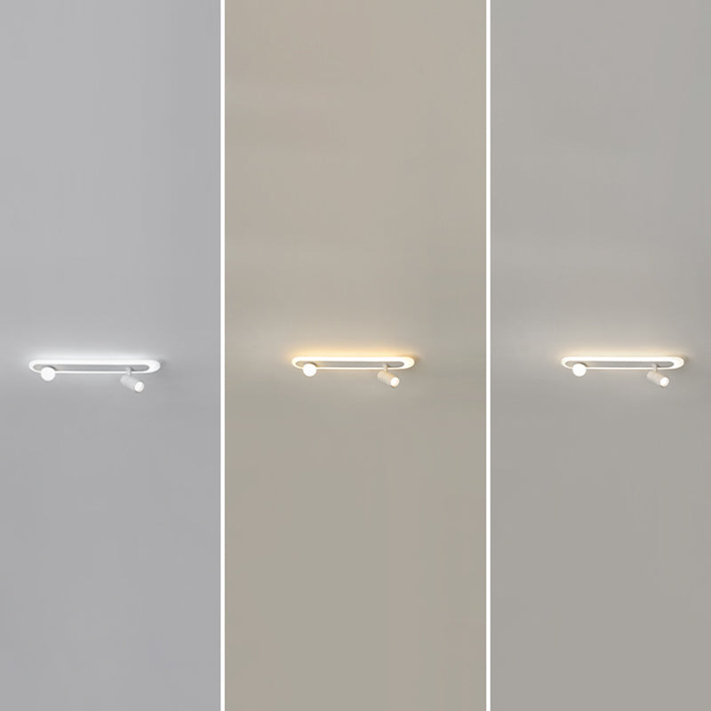 Moderne inbouwverlichting LED-railverlichtingsarmaturen Wit slaapkamerlicht Restaurantlicht